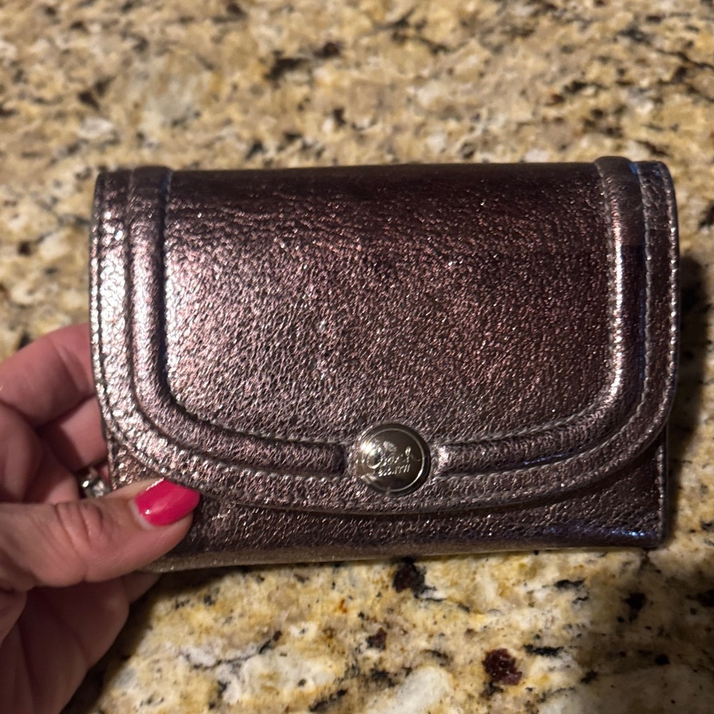 Coach Metallic Wallet